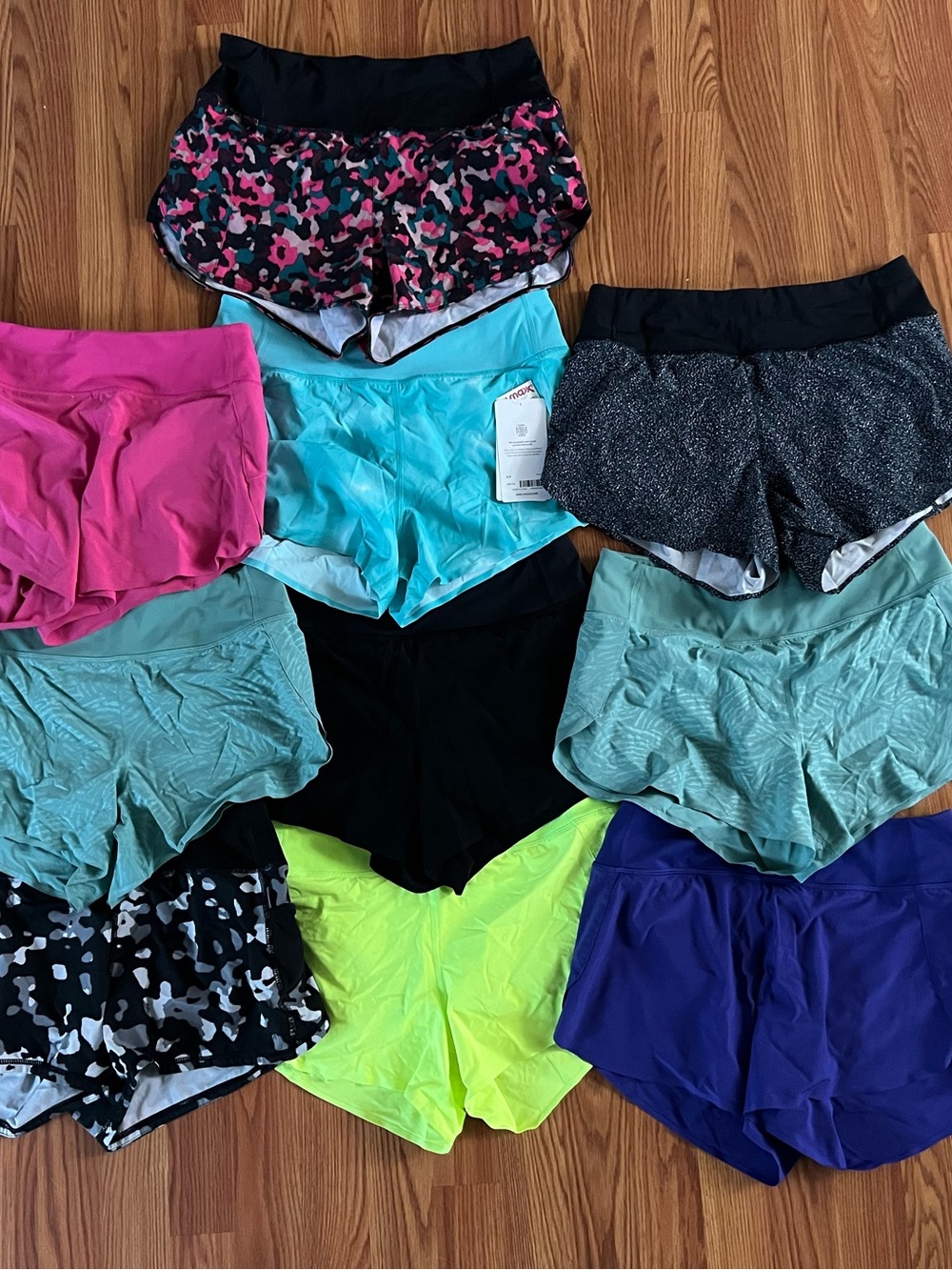 Set of 10 pairs of womens small Athleta shorts bundle!